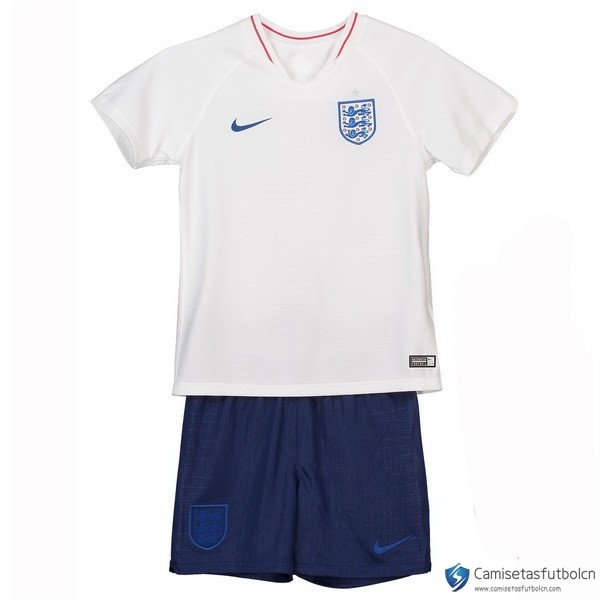 Camiseta Seleccion Inglaterra Niño Primera equipo 2018 Blanco